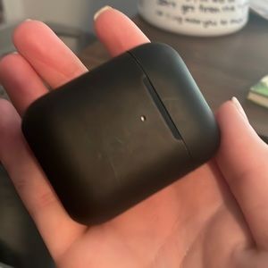 Air Pods with Black Pop Socket Case
